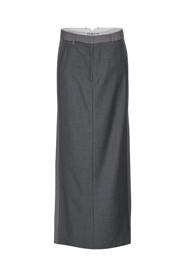 Two Color Maxi Skirt castlerock