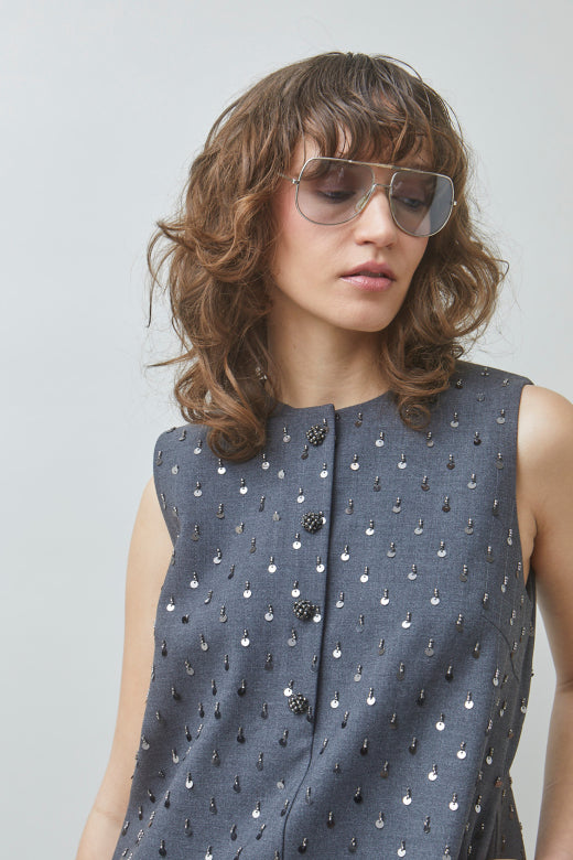 Cute Minidress dark grey