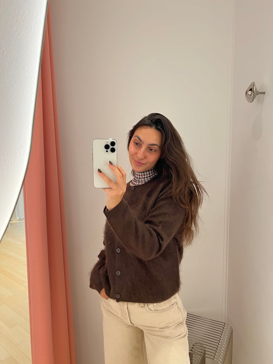 Galina Cardigan coffee