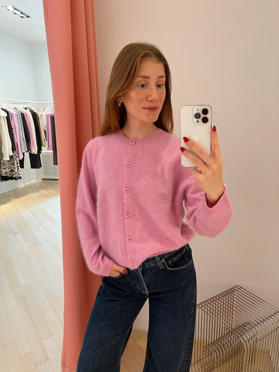 Galina Cardigan rose