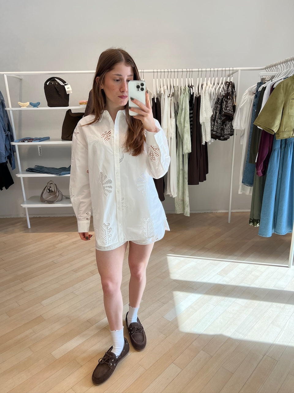 Loula Blouse blanc casse