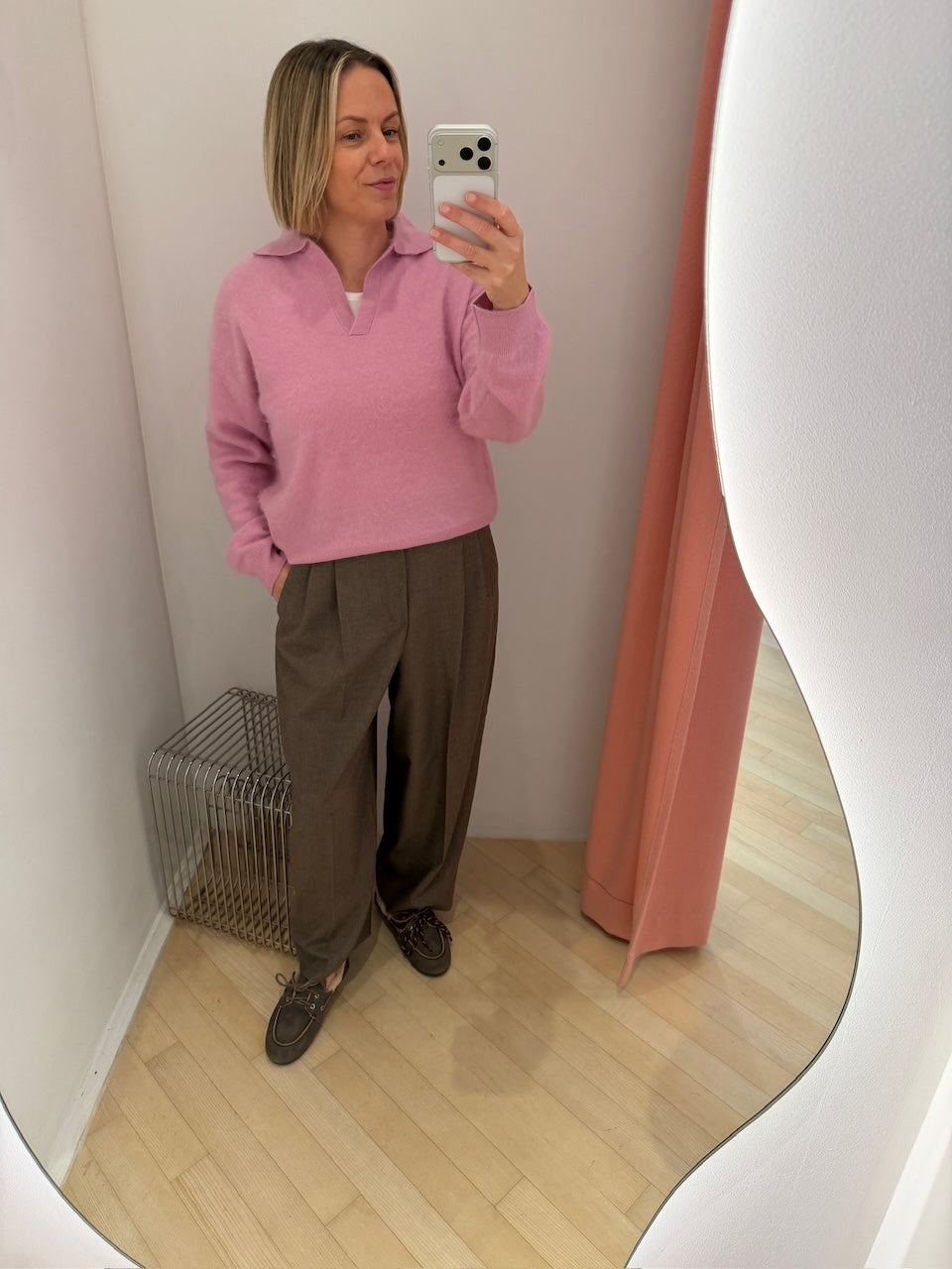 Padoma Knit Polo rose