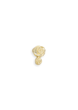 Double Rose Earring goldplated