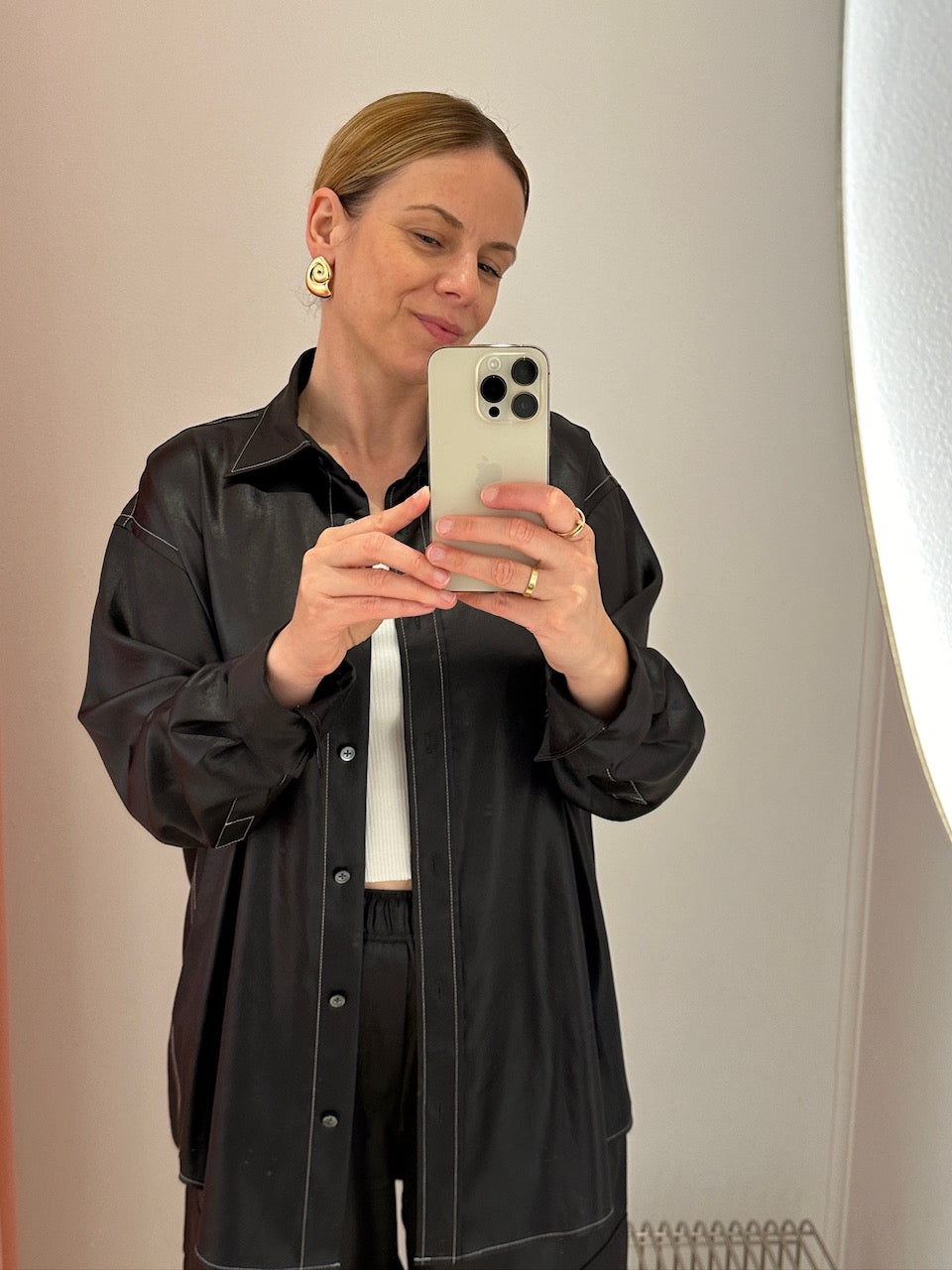 Shield Earring goldplated