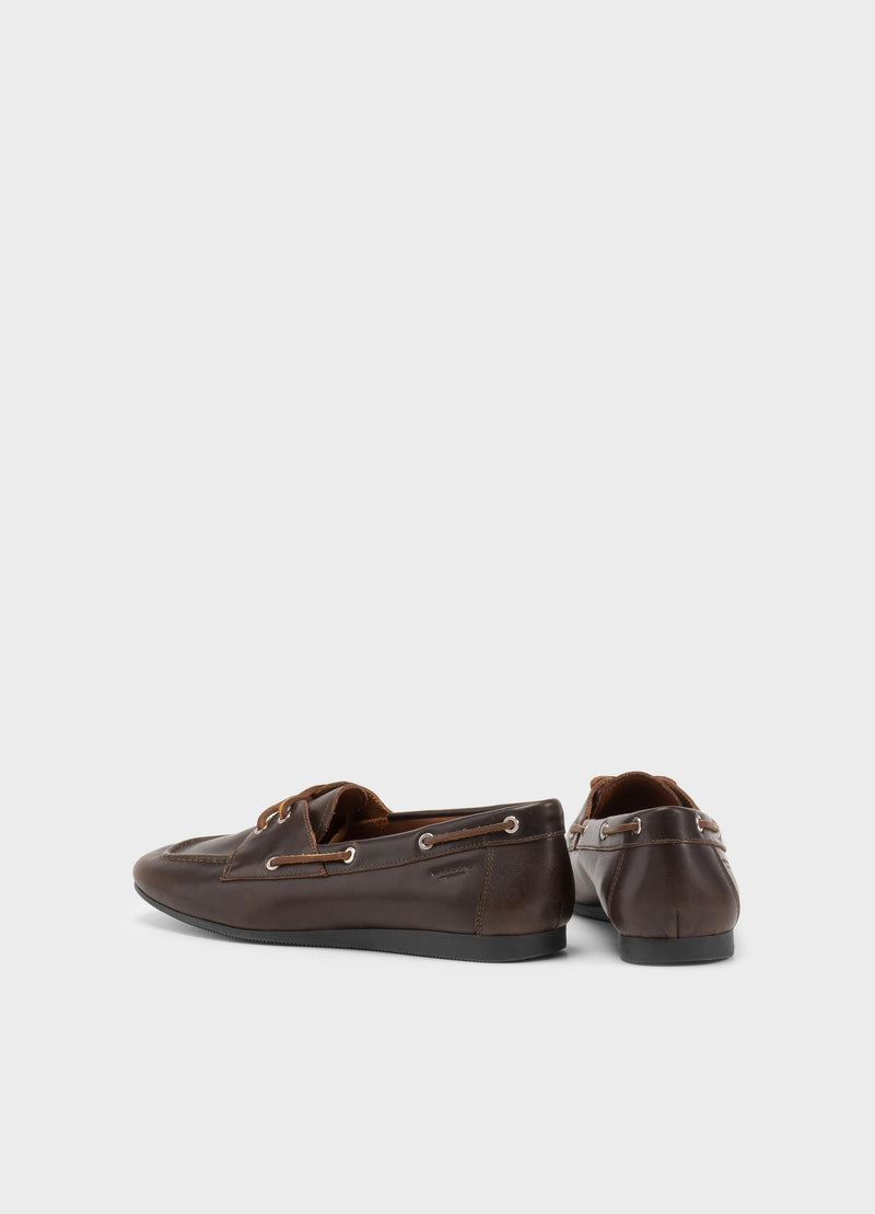 Hillary Boat Shoes brown