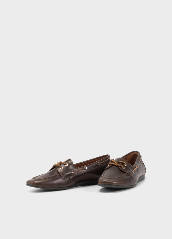 Hillary Boat Shoes brown