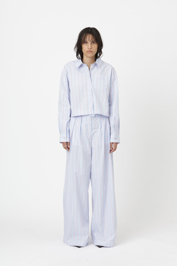Lexington Shirt blue red stripe