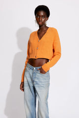 Theresa Cardigan sun orange