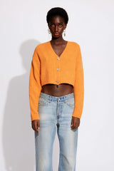 Theresa Cardigan sun orange