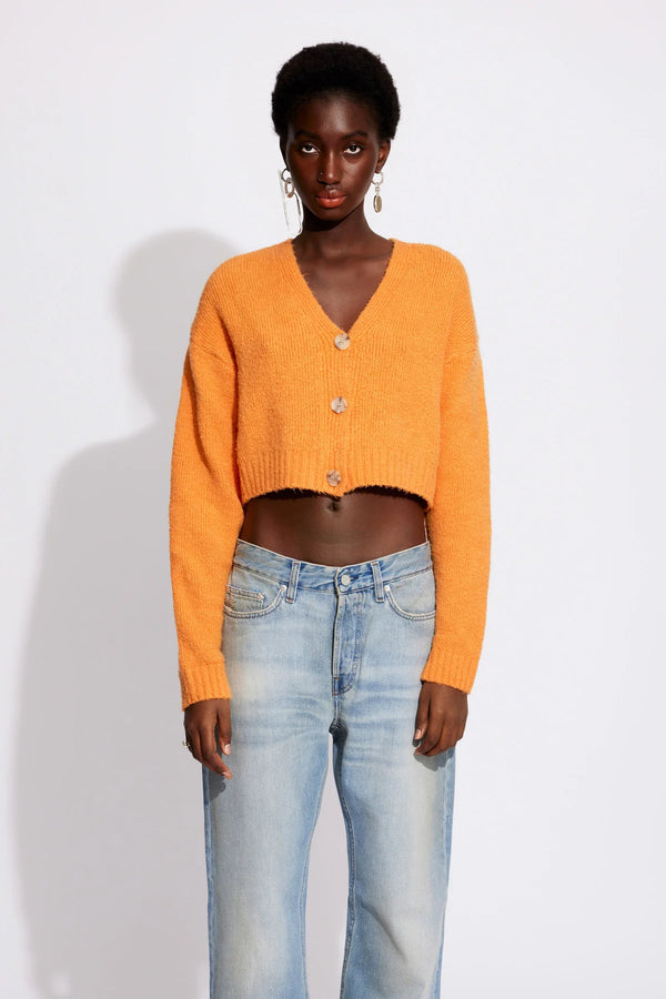 Theresa Cardigan sun orange