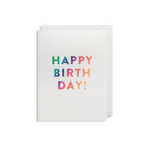 Minikarte - Happy Birthday