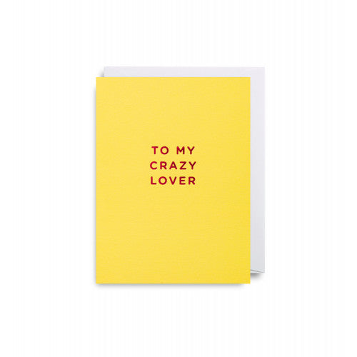 Minikarte Cherished - Crazy Lover