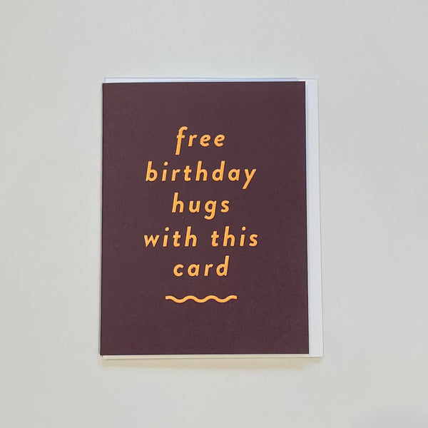 Minikarte - Birthday Hugs