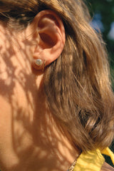 Baroque Twirl pearl earring