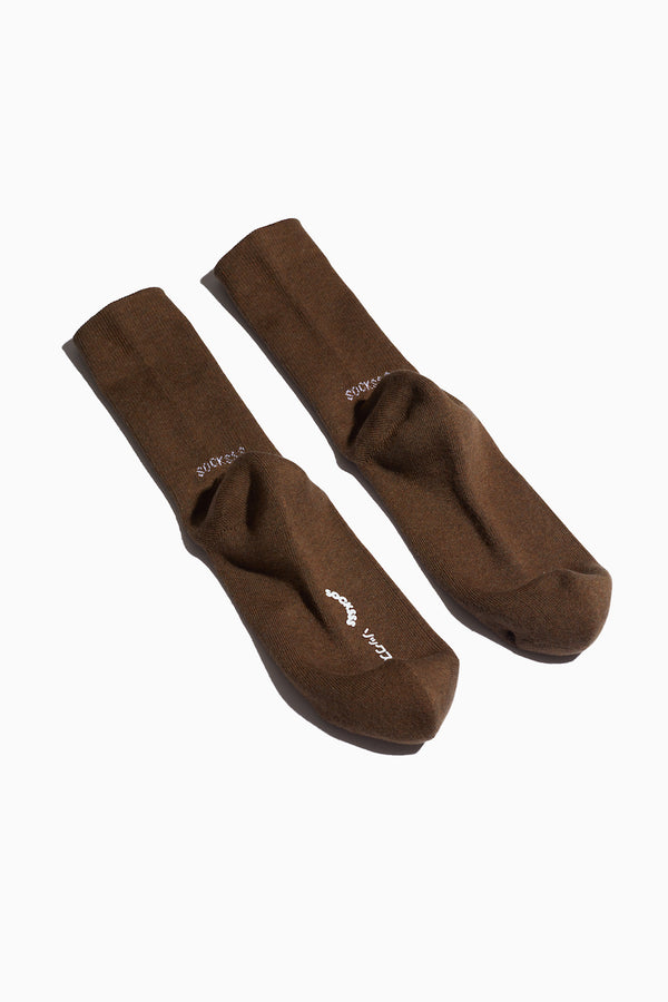 Socks golden brown