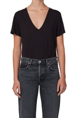 Cameron V-Neck Tee black