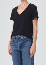 Cameron V-Neck Tee black