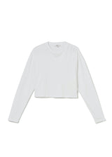 Mason Cropped Tee white