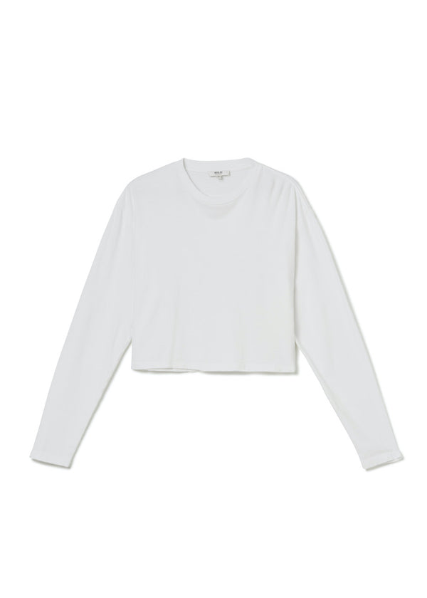 Mason Cropped Tee white