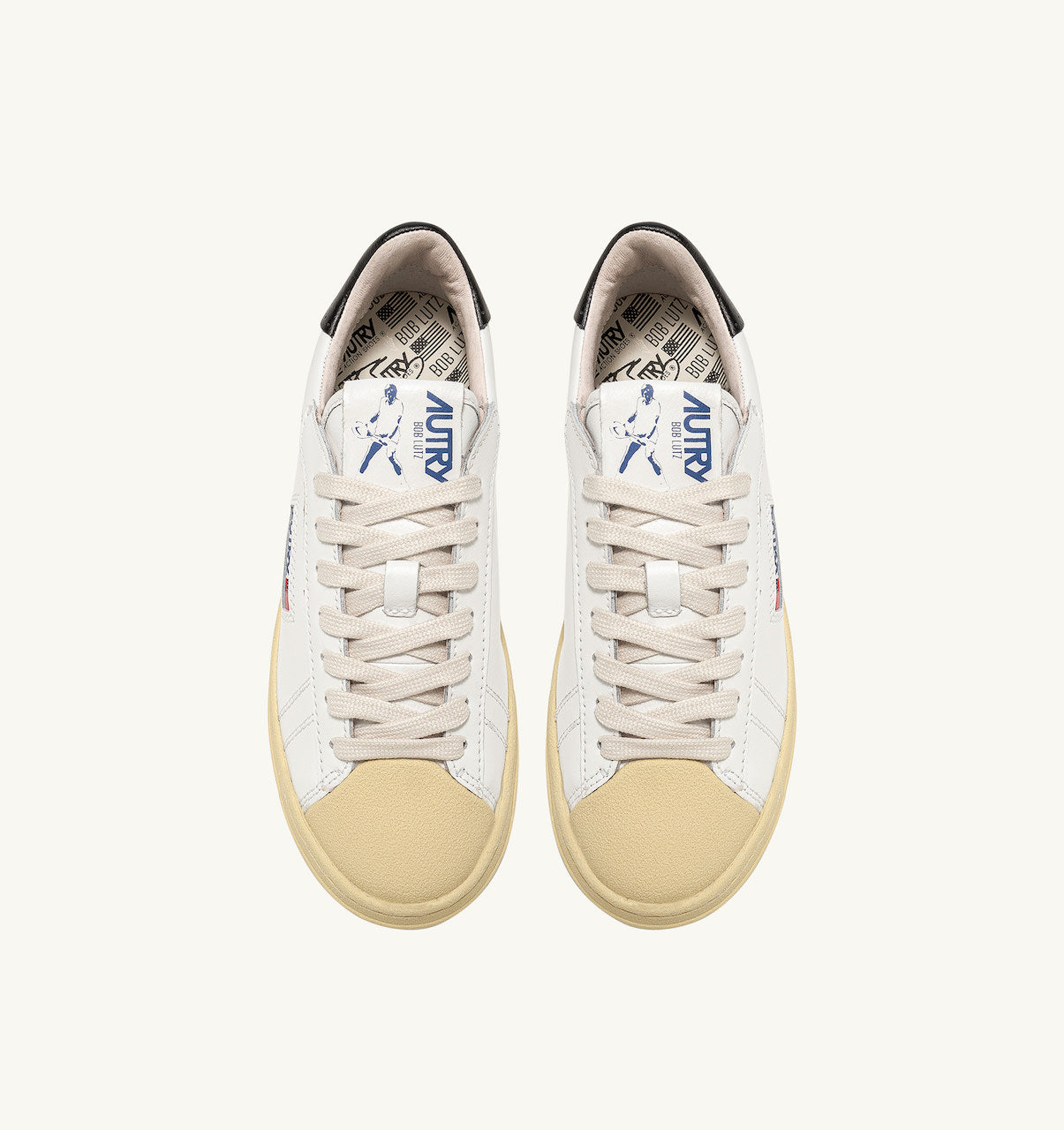 Autry Sneaker Bob Lutz weiß / schwarz / beige