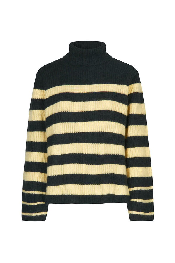 Chikita Sweater black yellow breton