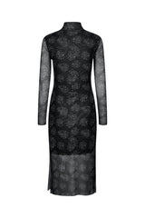 Jolain Dress black embroidery