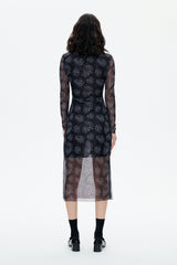 Jolain Dress black embroidery