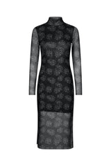 Jolain Dress black embroidery