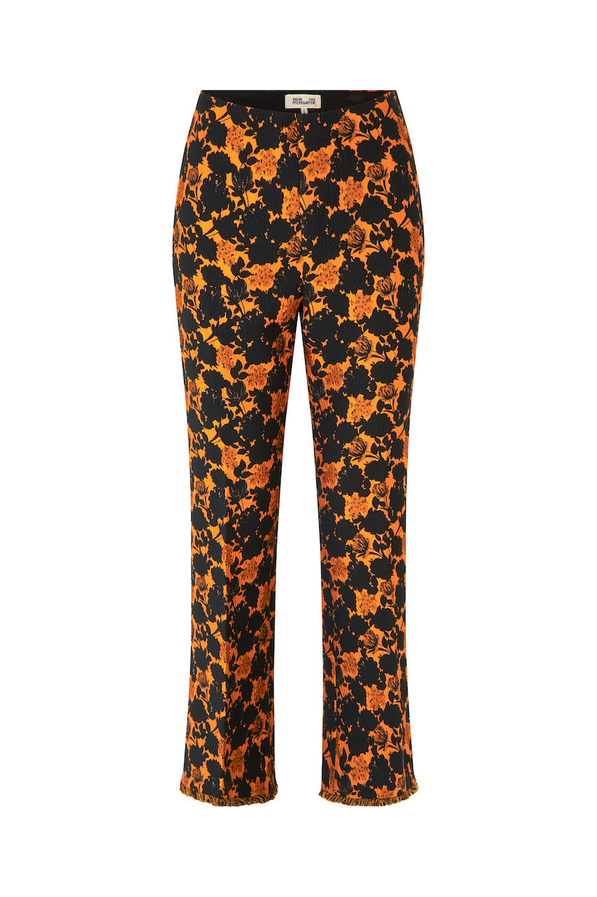 Nenne Pants orange black flower