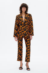 Nenne Pants orange black flower