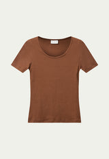 Rio Rib T-Shirt downtown brown