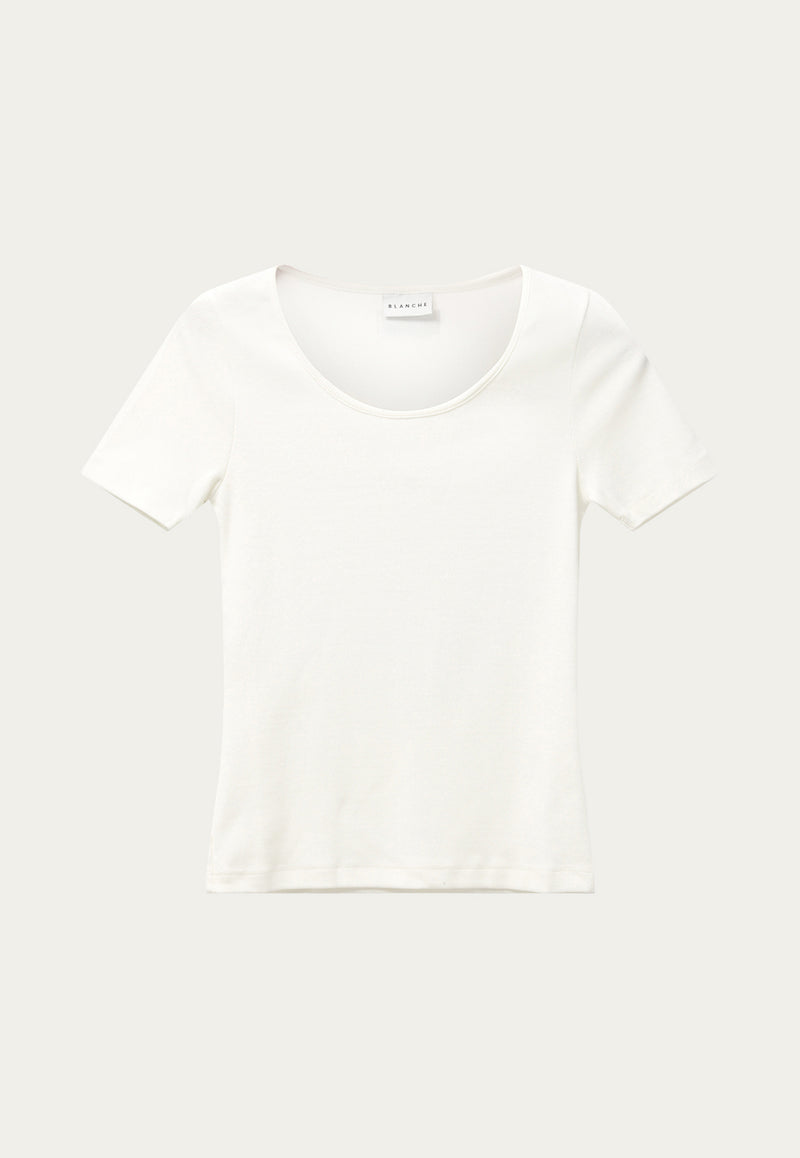 Rio Rib T-Shirt white