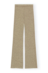Melange Knit Pants brandy brown