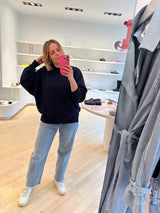 Frankie Crew Sweater navy