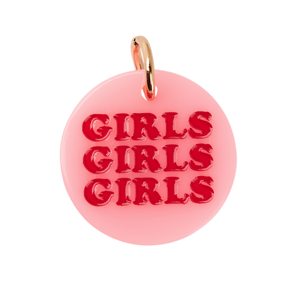Slogan Coin Girls Girls Girls