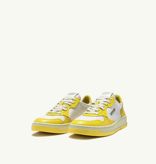 Autry Medalist Sneaker bicolor yellow