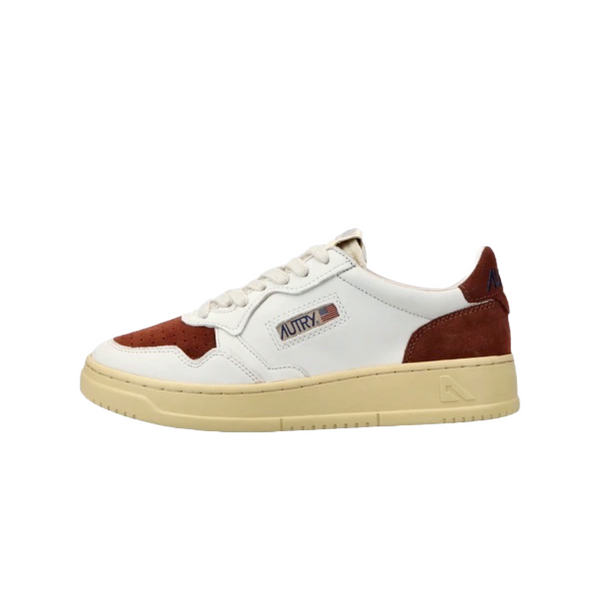 Autry Medalist Sneaker suede white brown