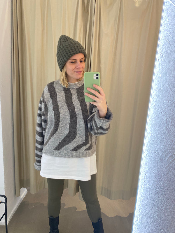 Le Grand Bonnet Beanie croco