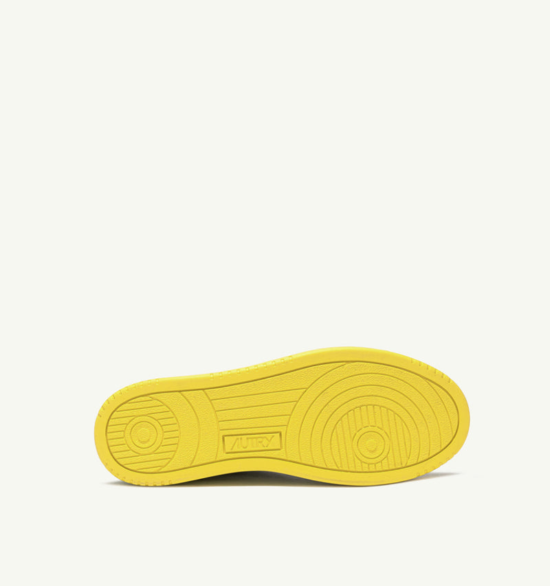 Autry Medalist Sneaker bicolor yellow