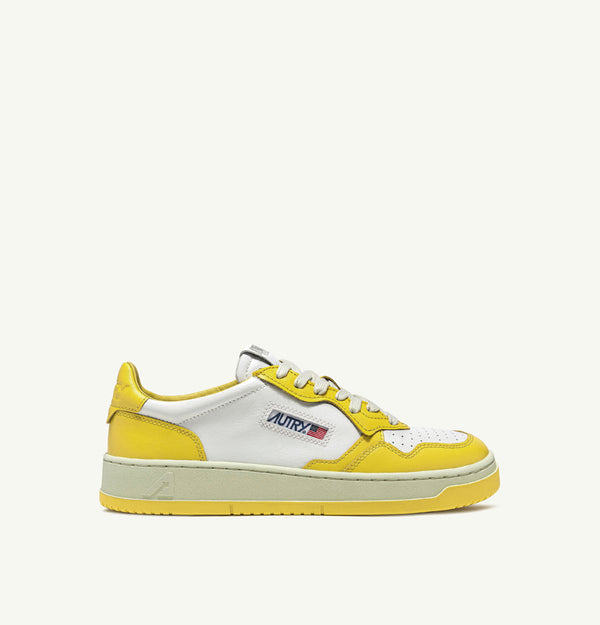 Autry Medalist Sneaker bicolor yellow