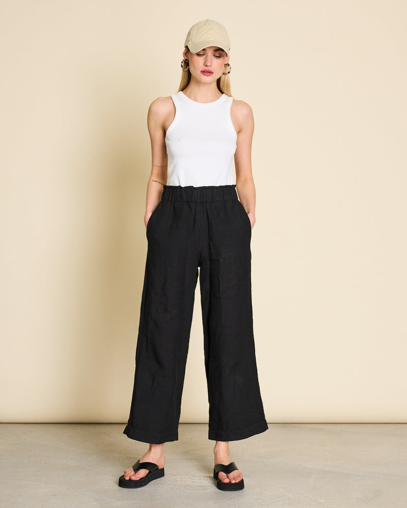 Linen Pants Beveren black