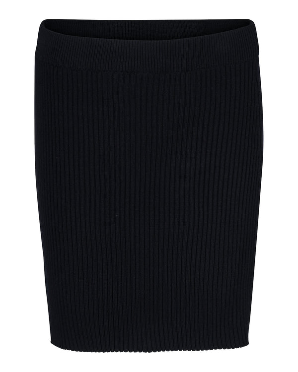Lokka Mini Knit Skirt black
