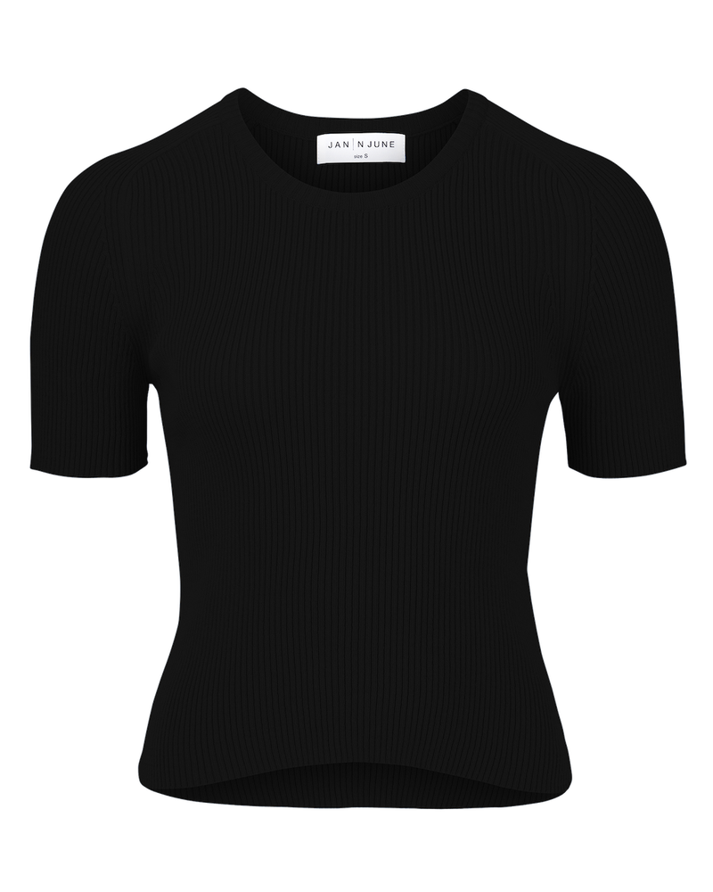 Njuk Knit T-Shirt black