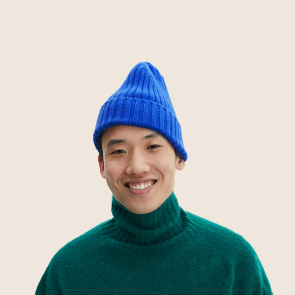 Le Grand Bonnet Beanie royal azure