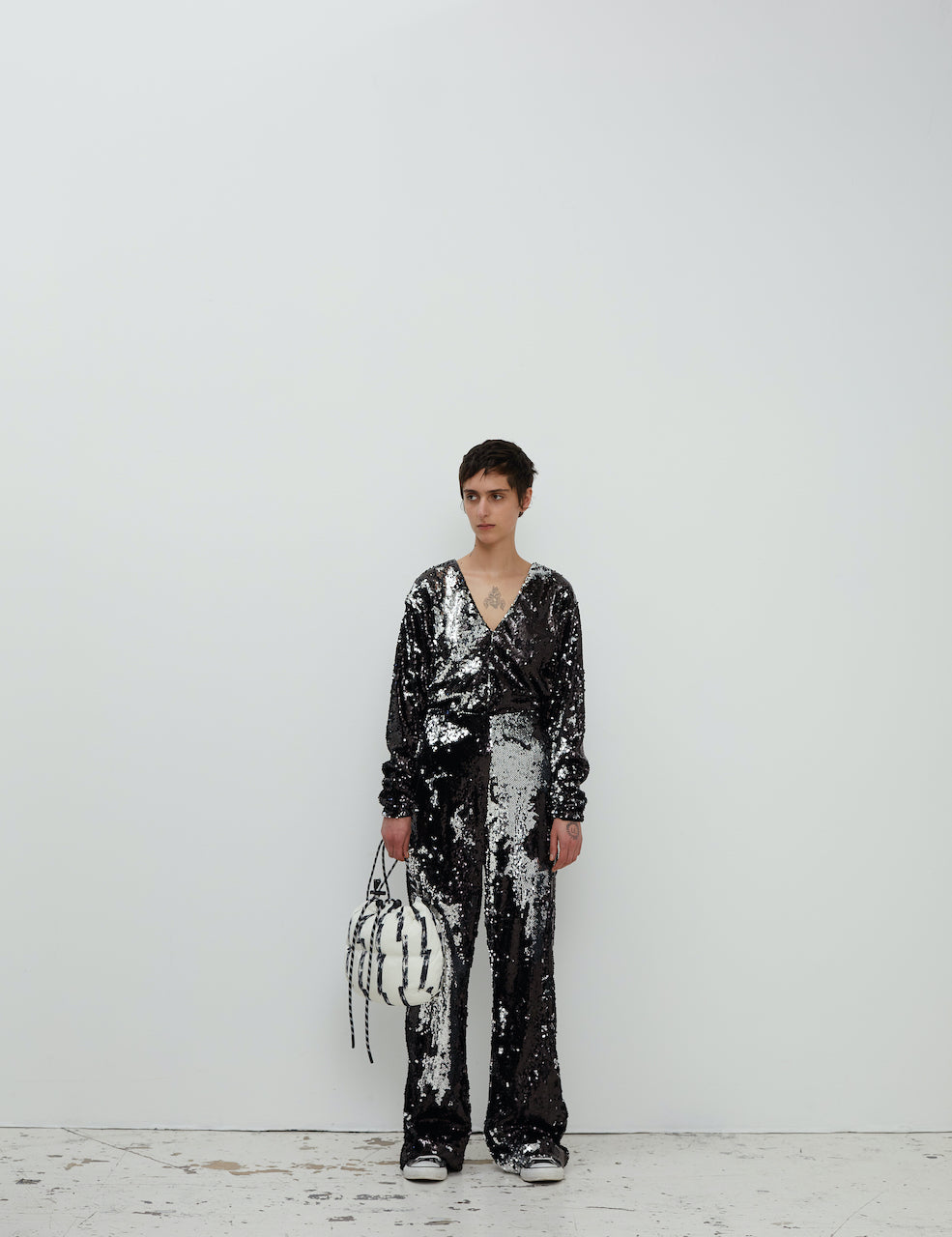 Neo Sequins Fulda Longsleeve black/silver