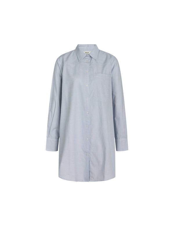 Popla Nuella Shirt estate blue cloud dancer