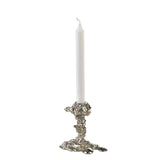 Drip Candle Holder Small silver