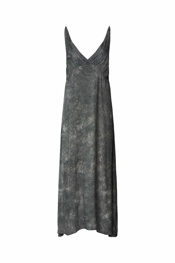 Luane Marbled Lingerie Dress charcoal