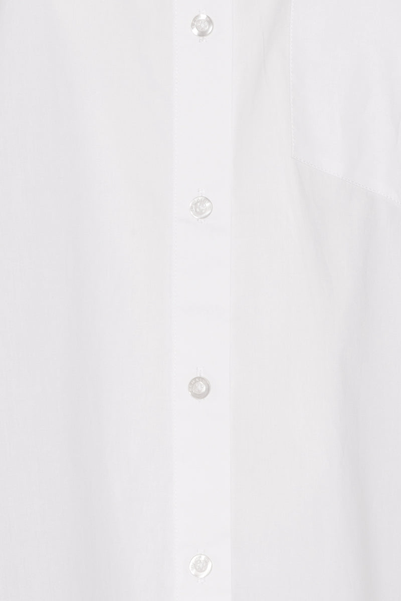 Naja Shirt Pleated Back bright white