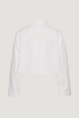 Sana Cropped Shirt bright white